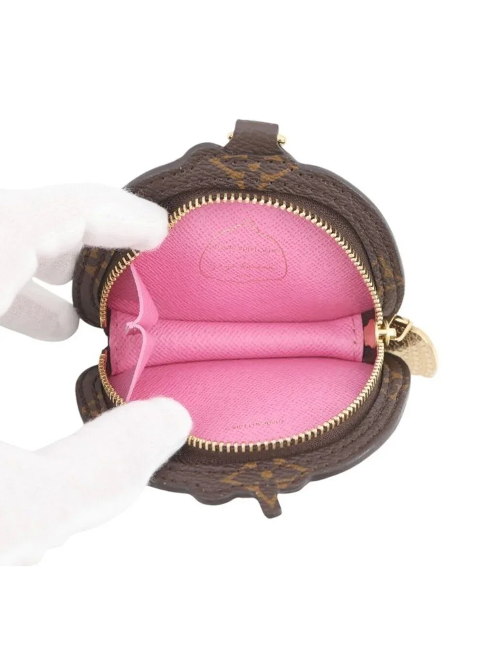 Louis Vuitton Coin Case Monogram Pumpkin LV Yk Purse Yayoi Kusama